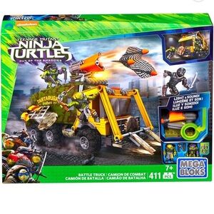 Mega bloks Teenage Mutant Ninja Turtles battle truck set new in sealed box rare